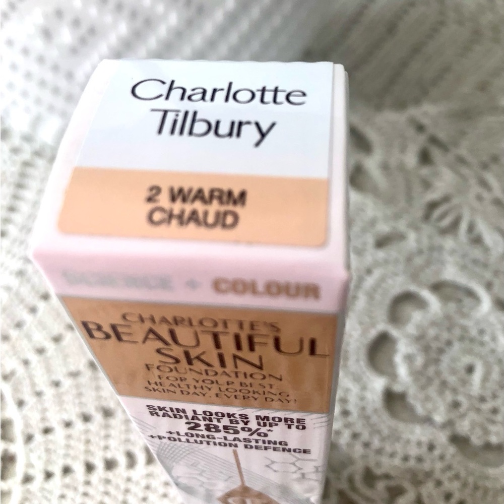 76-CHARLOTTE TIBURY 2 WARM SKIN MEDIUM COVERAGE LIQUID FOUNDATION - Picture 8 of 8